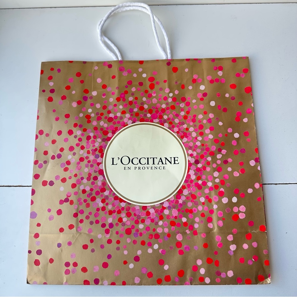 L'Occitanne Shopping Bag Gift Bags pink ,red , purple